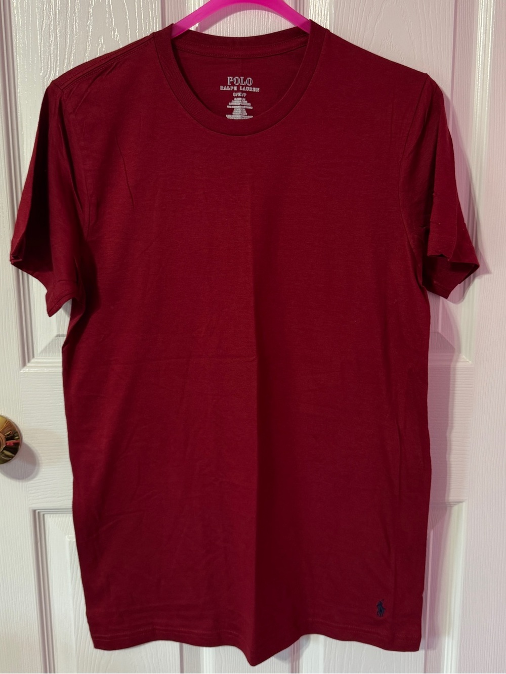 Polo by Ralph Lauren Men's Short Sleeve Crewneck T-Shirt — Maroon
